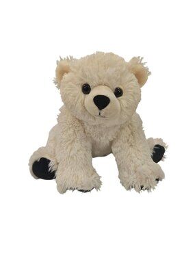 Wild Republic Cuddlekins Baby Polar Bear Sitting Plush Stuffed Animal Toy 12"